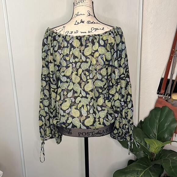 NEW! Free People Sundown Paisley Cotton Bodysuit Size Medium - Picture 9 of 12